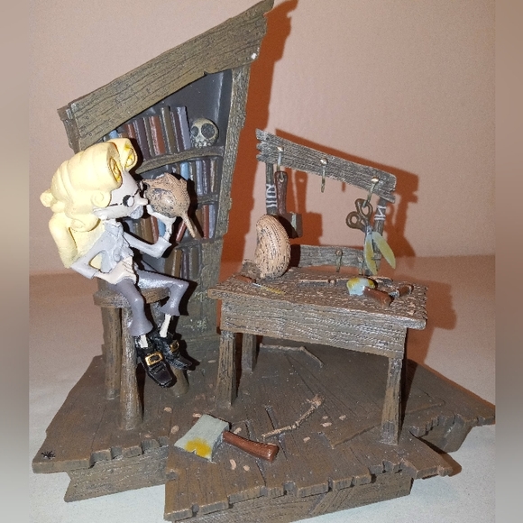 2003 Gris Grimly cold cast statue Pinocchio now on Netflix movie Mint in Box - Picture 2 of 5